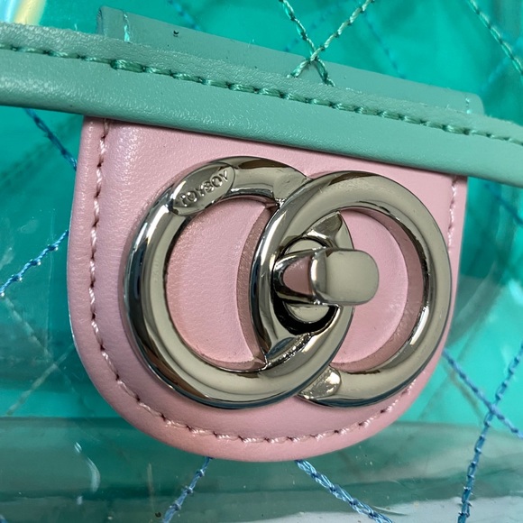 Toyboy Multi Colored Clear Plastic Purse - Picture 4 of 8